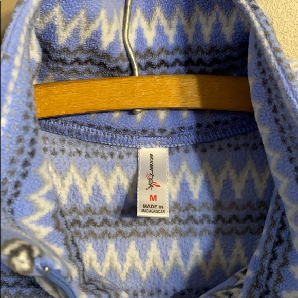 Fleece Jacket - light blue and grey - Picture 2 of 4
